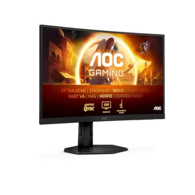 Imagen de AOC Monitor Gaming CQ27G4X 27&quot; 180 Hz Quad HD, Ajustable, QHD, VA, Hz, Curved 1500R