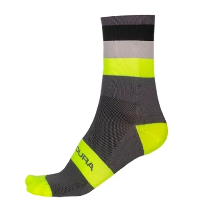 Imagen de ENDURA Bandwidth Ciclismo Calcetines para Hombre, Hi Viz Yellow, S