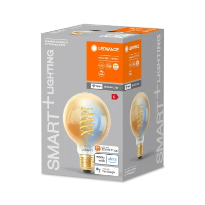 Imagen de LEDVANCE SMART+ WiFi E27 8W LED G80 oro 822 850