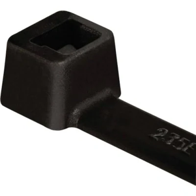 Imagen de HellermannTyton 111 08010 T80R N66 BK C1 Abrazadera para cables (210 mm, 4,70 100 unidades), color negro
