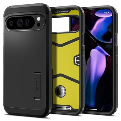 Imagen de Spigen Tough Armor TPU Back Cover Negro Google Pixel 9 Pro XL