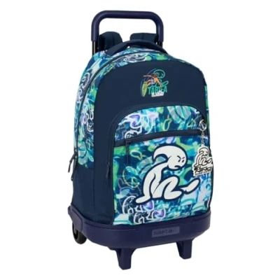 Imagen de Safta EL NIÑO KOOK Mochila Grande con Ruedas, Compacta, Extraíble, Ideal para Niños de Diferentes Edades, Cómoda y Versátil, Calidad Resistencia, 33x22x45 cm