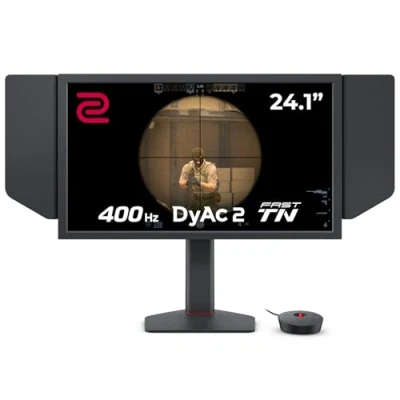 Imagen de BenQ Monitor Gaming Zowie XL2566X+ de 24.1&quot;, tecnología Fast TN, 400Hz Esports, DyAc 2, resolución 1080p, XL Setting to Share con Game Mode automático, Capucha protección y Ajuste Altura.