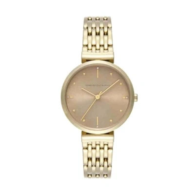 Imagen de Armani Exchange Reloj Analógico para Mujeres de Cuarzo con Correa en Acero Inoxidable AX5916