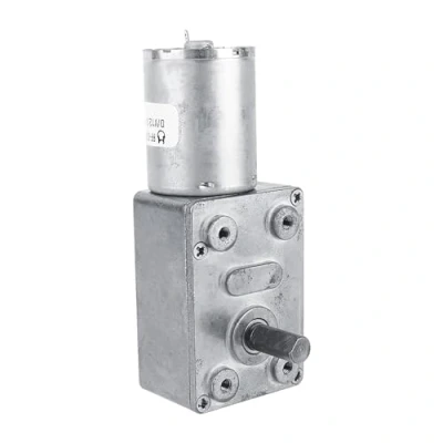 Imagen de Motor reductor de gusano reversible alto par reducción CC 12V CW/CCW(6RPM)