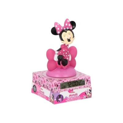 Imagen de Kids Licensing LAMPARA 3D CON DESPERTADOR Y FECHA MINNIE (4x1)