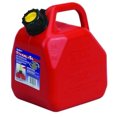 Imagen de Bidón de Gasolina Modelo B20 Capacidad 5 L Tapón con Sistema Apertura Seguridad Fabricado Polietileno Homologado Muy Resistente Scepter