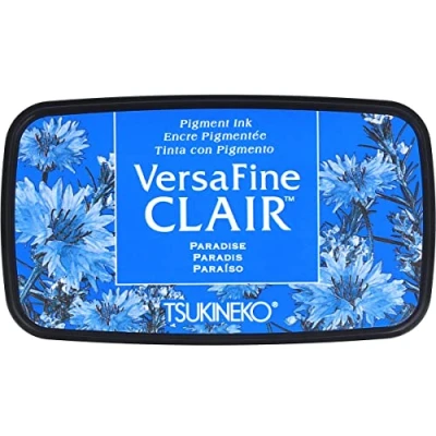 Imagen de Tsukineko paraíso VersaFine Almohadilla de Tinta Clair, Material sintético, Color Azul, 5,6 x 9.7 2.3 cm, 76x35mm