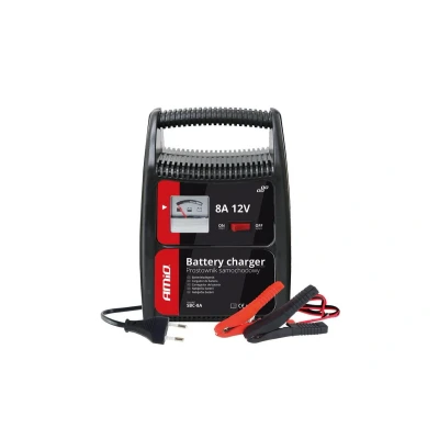 Imagen de AMiO SBC 8A 02086 Cargador de batería con arrancador batería, portátil 8 12 norauto, oscaro, mister auto