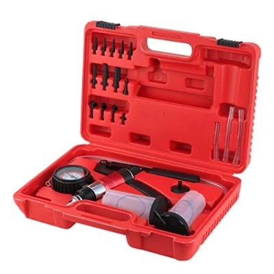 Imagen de WiMas Kit de Probador Compresión Presión, Equipo Purga Frenos Vacío Freno Sangrado Adaptador Vacio Manual Comprobador