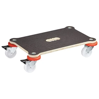 Imagen de WAGNER Plataforma de Carga MM 1360 52 x 32 cm Ideal para Cajas Transporte Pesadas con Contenido Sensible, 200 kg Capacidad Carga, Antideslizante y Frenos 20136001