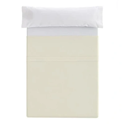 Imagen de Donegal Collections Sabana Encimera Cama 150, Color Beige. Ropa de Microfibra Extra Suave 50% Algodón Poliéster, Sin Arrugas y Alta Durabilidad Confort