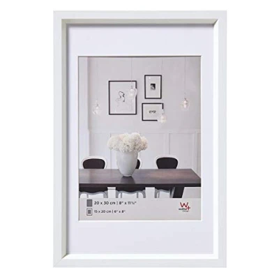 Imagen de Walther Design ES520W Steel Style, Marco De Plástico, 15x20 cm, Blanco