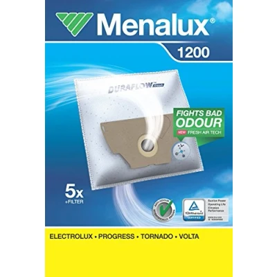 Imagen de Menalux 1200 Duraflow Bolsas para aspiradoras AEG Privileg y Progress (5 unidades)
