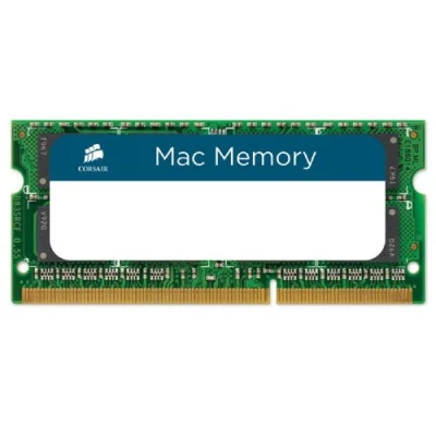 Imagen de Corsair Mac Memory SODIMM 8GB (1x8GB) DDR3 1333MHz CL9 Memoria para Sistemas Mac, Calificada por Apple Negro