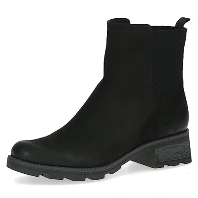 Imagen de CAPRICE 9 25227 41, Bota a la altura de pantorrilla para Mujer, Negro (Black Nubuc), 37.5 EU
