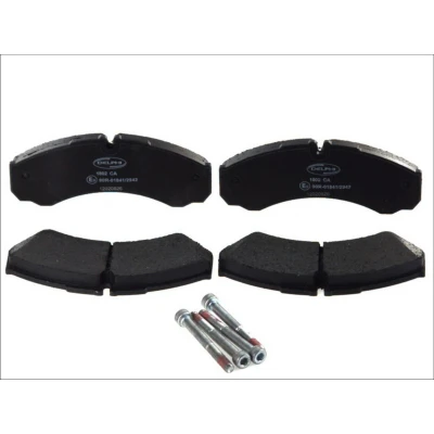 Imagen de DELPHI LP1802 Juego de pastillas freno preparado para indicador desgaste Chapa antichirridos sin accesorios IVECO: DAILY 3 Kasten/Kombi,