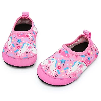 Imagen de Yorgou Zapatos de Agua para niños y niñas, Playa pequeños, Calcetines acuáticos Descalzos Antideslizantes Piscina