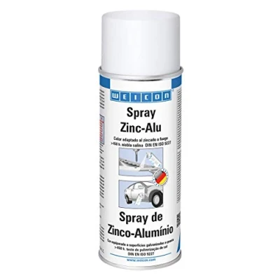 Imagen de WEICON Spray zinc Alu 400 ml Para reparar revestimientos de dañados