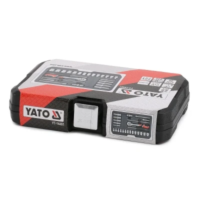 Imagen de YATO YT 14461 Juego de tubos 25 Acero cromo vanadio 1/4
