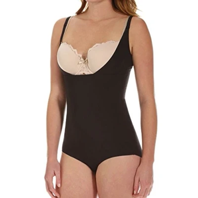 Imagen de Maidenform Sleek Smoothers WYOB Body Briefer Everyday Control &amp; Light Weight, Schwarz (Schwarz BK), L para Mujer