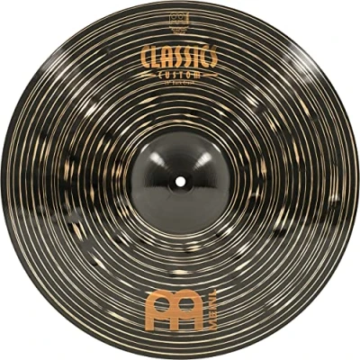 Imagen de Meinl Cymbals Classics Custom Dark Plato Crash de 19 pulgadas (48,26cm) Platillos batería B12 Bronce, acabado oscuro, Fabricado en Alemania (CC19DAC)