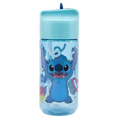 Imagen de Botella de agua infantil reutilizable 430 ml Stitch Palms