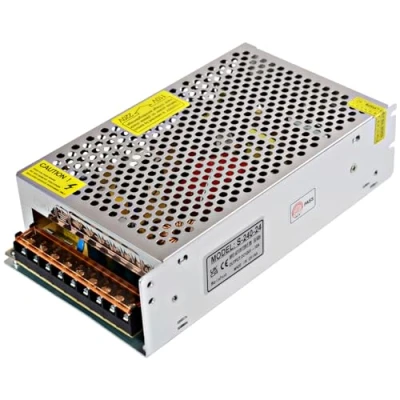 Imagen de DC 24V Fuente de Alimentación Conmutada AC 110V / 220V a 10A 240W Convertidor Conmutación para Tiras LED, Industrial