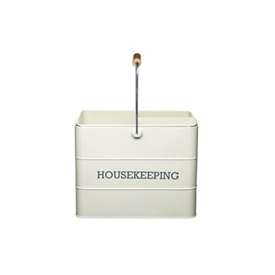 Imagen de KitchenCraft Living Nostalgia Metal Cleaning Caddy, 33 x 21 26 cm Antique Cream