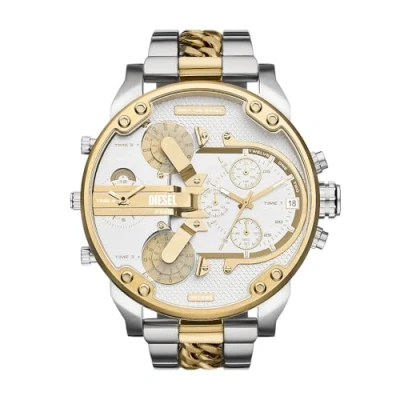 Imagen de Diesel Traditional MR. Daddy 2.0 Cronógrafo, Hombre, Talla: One Size, Silver, gold