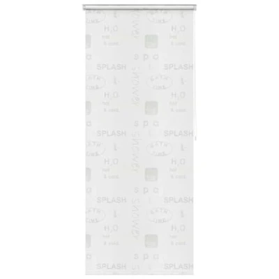 Imagen de vidaXL Persiana Enrollable de Ducha, Cortina Impermeable Estor Decorativo, Biombo para Baño Bañera Regadera, Splash 80x240 cm