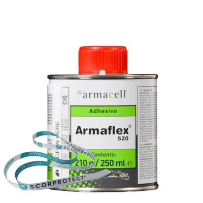 Imagen de Armaflex Armacell Glue 520 para placas de caucho y mangueras 0,25 litros bote cepillo