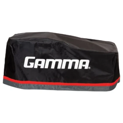 Imagen de cubierta protectora para máquina de cuerda vertical: Gamma Sports negra y roja raquetas tenis bádminton, compatible con 700Es, 6004, 6002Es, 6002, 5003, 5002, Progression X Series, MGSMC 00, Vertical Negro/Rojo