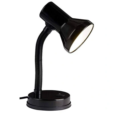 Imagen de BRILLIANT lamp Junior lámpara de mesa negra 1x R80, E27, 40W, adecuado para lámparas reflectoras (no incluidas) Escala a ++ E Con interruptor palanca