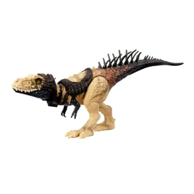 Imagen de Mattel Jurassic World Gigantic Trackers Bistahieversor Dinosaurio de juguete, +4 años (HLP27)