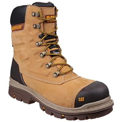 Imagen de Caterpillar Premier 8&quot; WR TX CT S3 HRO SRC, Zapatos de Seguridad Hombre, Amarillo (MN Hnyrst MN Hnyrst), 44 EU