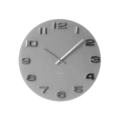 Imagen de Karlsson Reloj de Pared Vintage Gris Redondo, 4.2x35x35 cm