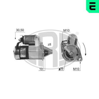 Imagen de ERA 220474A Motor de arranque 12 1,2 8 MITSUBISHI: Montero iO, Space Star, Lancer 7 Limousine