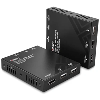 Imagen de LINDY 39381 Extensor KVM HDMI 4K30 y USB Cat.6 120m