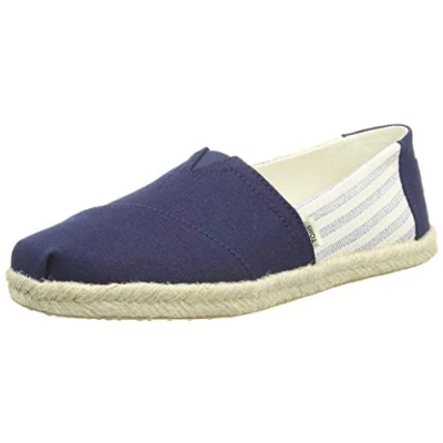 Imagen de TOMS Mujer ALPARGATA ROPE Mocasines Planos,Azul (Tiras Azul Marino),36 EU