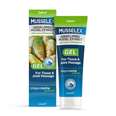 Imagen de Gel MusselEx, Natural, Libre de Crueldad, Extracto Mejillón Labio Verde, Masaje para Tejidos y Articulaciones, 125 ml