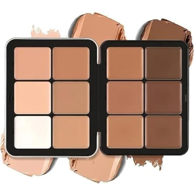 Imagen de paleta de correctores Carla Secret, rubor en crema, maquillaje cobertura completa larga duración para una piel impecable (#2)