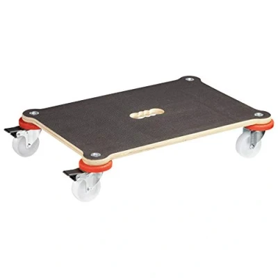 Imagen de WAGNER Plataforma de Carga MM 1370 60 x 40 cm Ideal para Cajas Transporte Pesadas con Contenido Sensible, 200 kg Capacidad Carga, Antideslizante y Frenos 20137001
