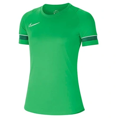 Imagen de Nike Womens Top W Nk DF Acd21 SS, Lt Green Spark/White/Pine Green/White, Cv2627 362, 2XS