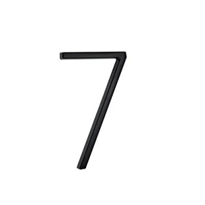 Imagen de nanlyiau Números de Casa aleación zinc Para Casas Altura 6in /15,5 cm Numero Exterior Numeros Negro(7)