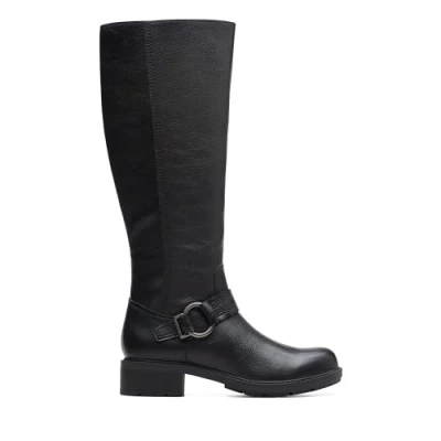 Imagen de Clarks Hearth RAE, Botas de Moda Mujer, Piel Negra, 35.5 EU