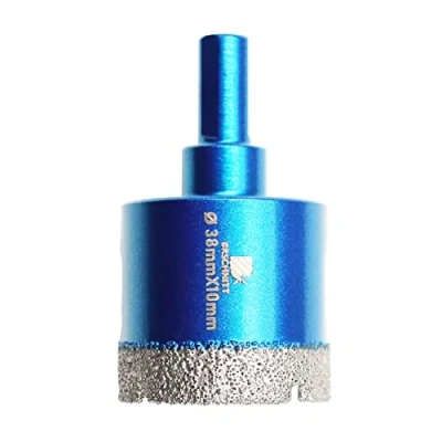 Imagen de Broca de Diamante 38mm BRSCHNITT Sierra Perforadora Vástago Triangular Porcelana Ceramica Azulejo Granito Mármol