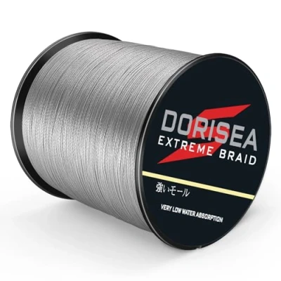 Imagen de DORISEA Extreme Braid 100% Pe 1000 m/1093Yards Hilo de pesca trenzado 2,7 226,8 kg