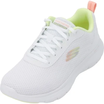 Imagen de Skechers Flex Appeal 5.0, Zapatillas de Deporte Mujer, Malla Blanca Multi Trim, 39 EU
