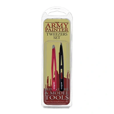 Imagen de The Army Painter Set de 2 Pinzas Pinza Punta Plana y Agujaperfectas para trabajo con Plástico, Resina Metal Juego Mesa Modelado Figuras Miniatura